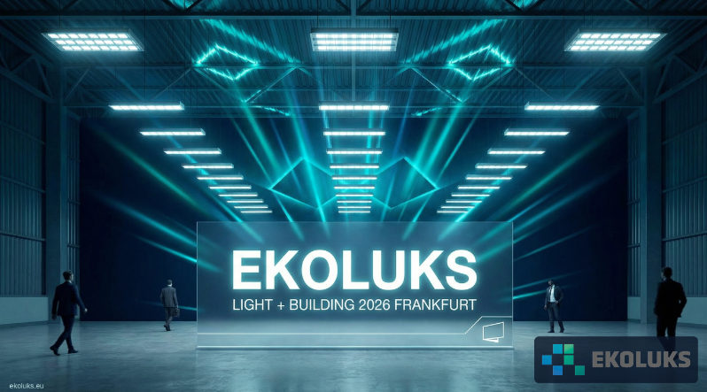 Ekoluks na sejmu Light + Building 2026 Frankfurt – Pametne LED rešitve za industrijo
